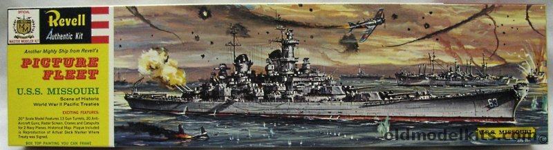 Revell 1/535 BB-63 USS Missouri - Picture Fleet Issue, H300-198 plastic model kit